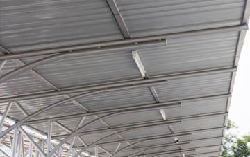 installing Upper Chute metal roofing